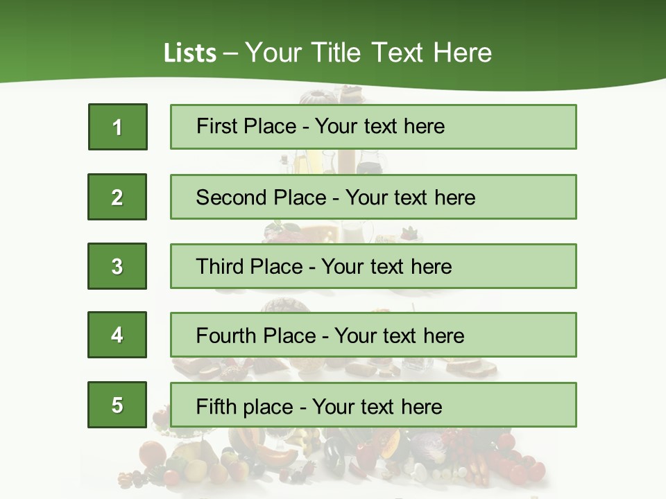 Food Pyramid PowerPoint Template