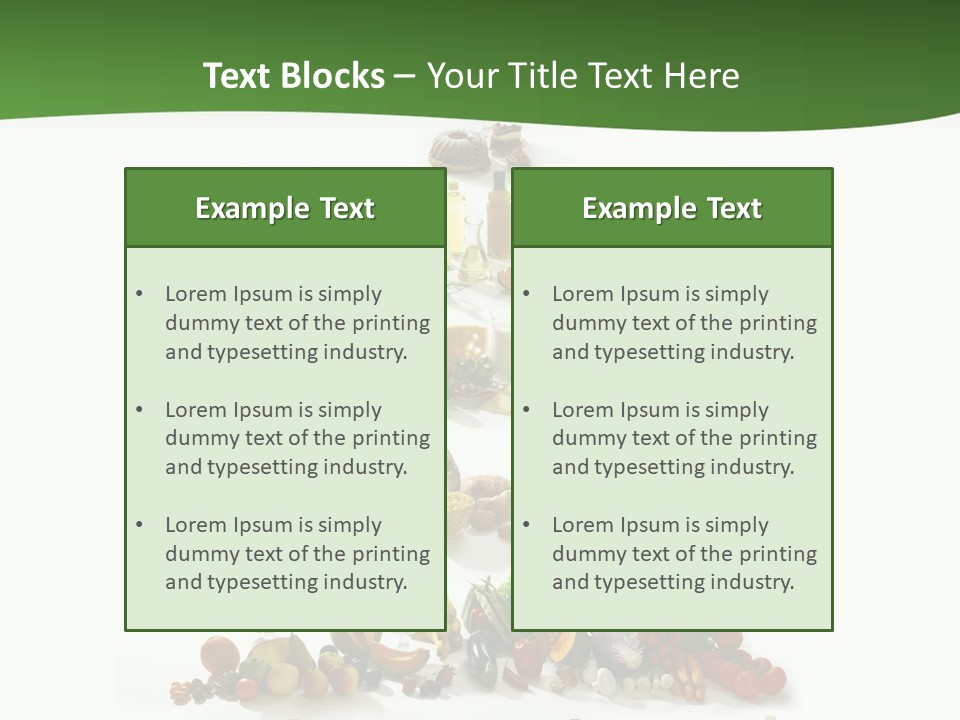Food Pyramid PowerPoint Template