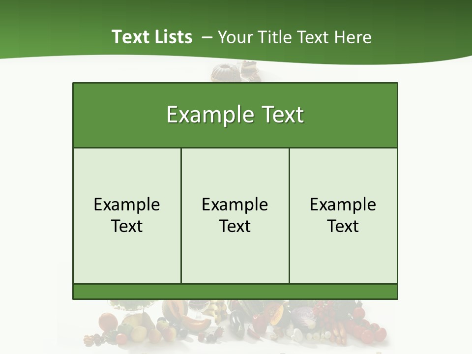 Food Pyramid PowerPoint Template