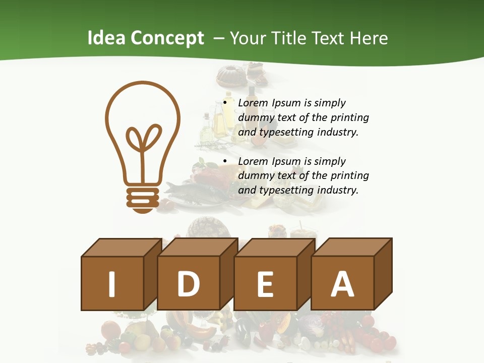 Food Pyramid PowerPoint Template