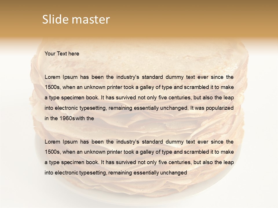 Russian Pancakes PowerPoint Template