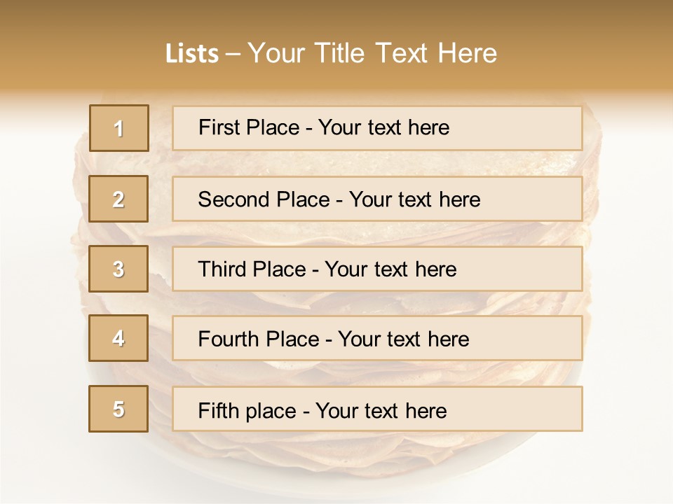 Russian Pancakes PowerPoint Template