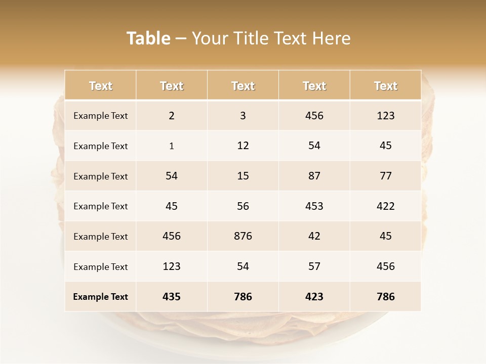 Russian Pancakes PowerPoint Template