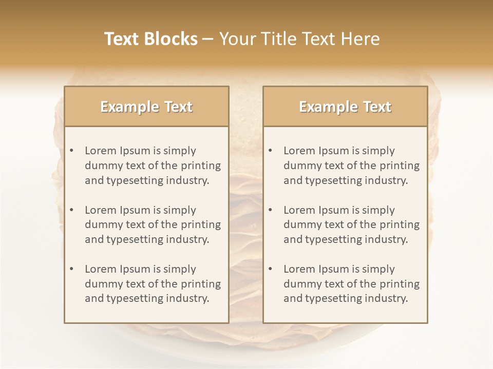 Russian Pancakes PowerPoint Template