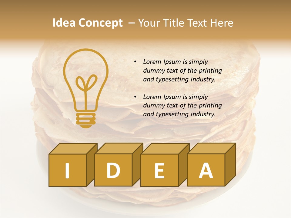 Russian Pancakes PowerPoint Template