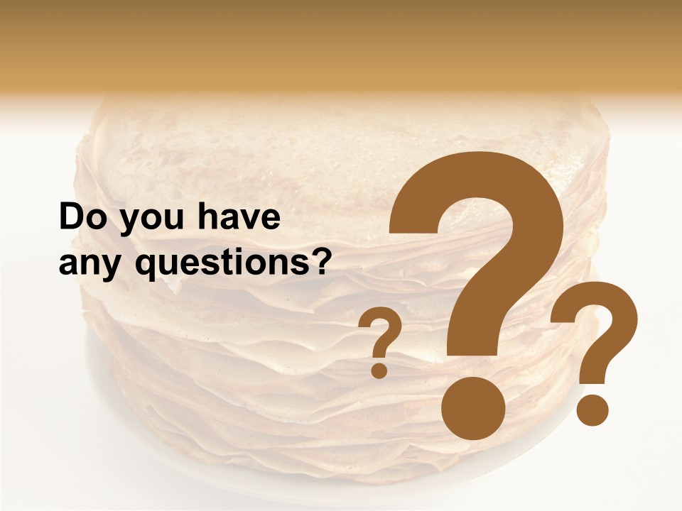 Russian Pancakes PowerPoint Template