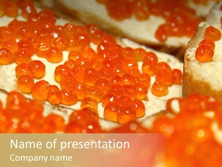 Taste Delicacy Appetizer PowerPoint Template