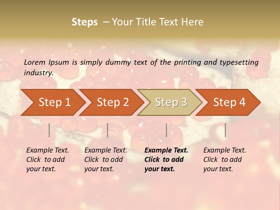 Taste Delicacy Appetizer PowerPoint Template
