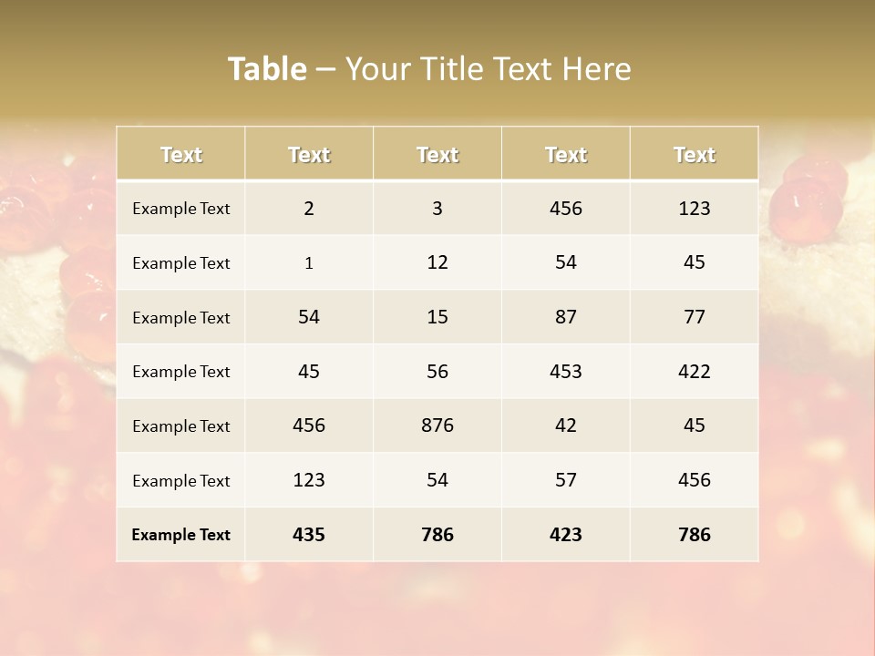 Taste Delicacy Appetizer PowerPoint Template