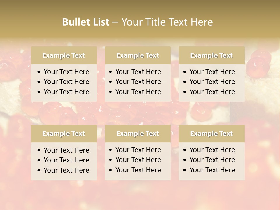 Taste Delicacy Appetizer PowerPoint Template