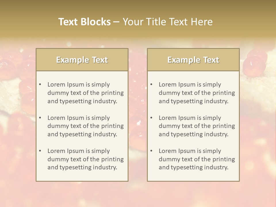 Taste Delicacy Appetizer PowerPoint Template