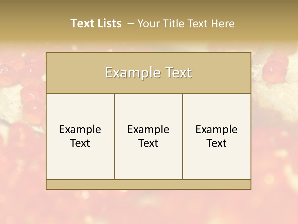 Taste Delicacy Appetizer PowerPoint Template