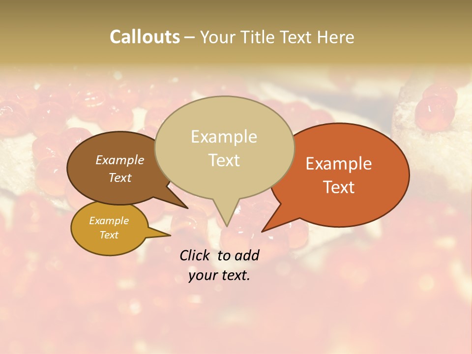 Taste Delicacy Appetizer PowerPoint Template