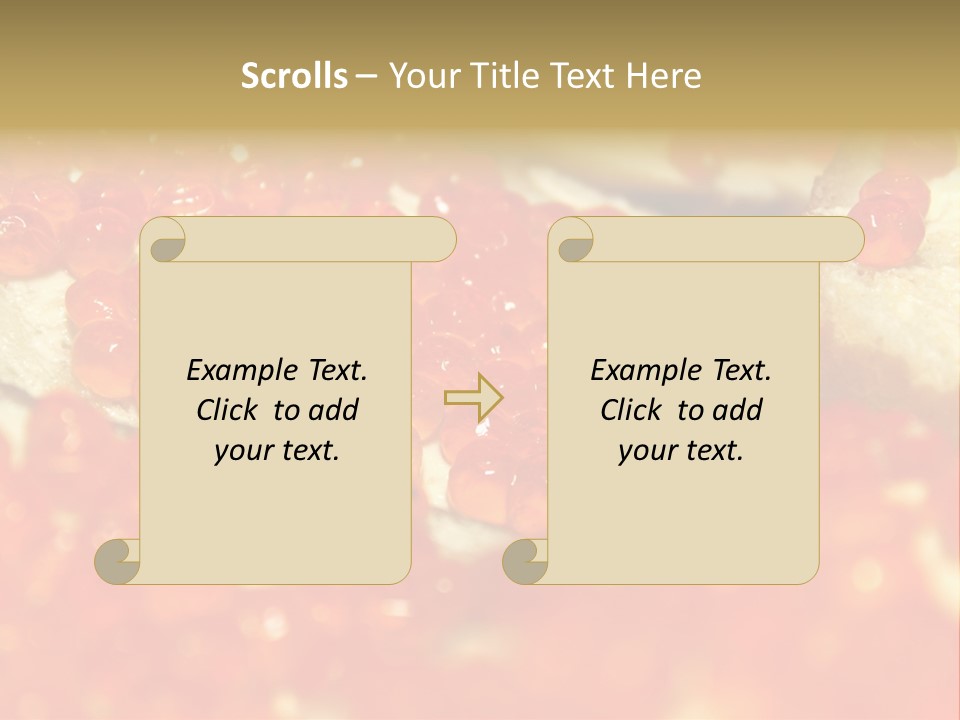 Taste Delicacy Appetizer PowerPoint Template