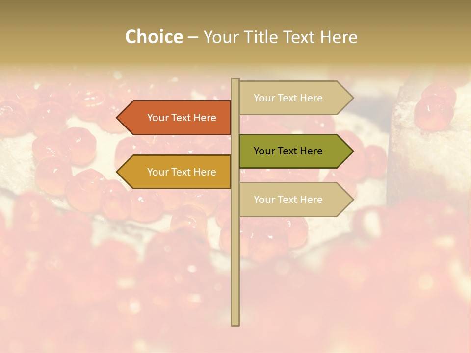 Taste Delicacy Appetizer PowerPoint Template