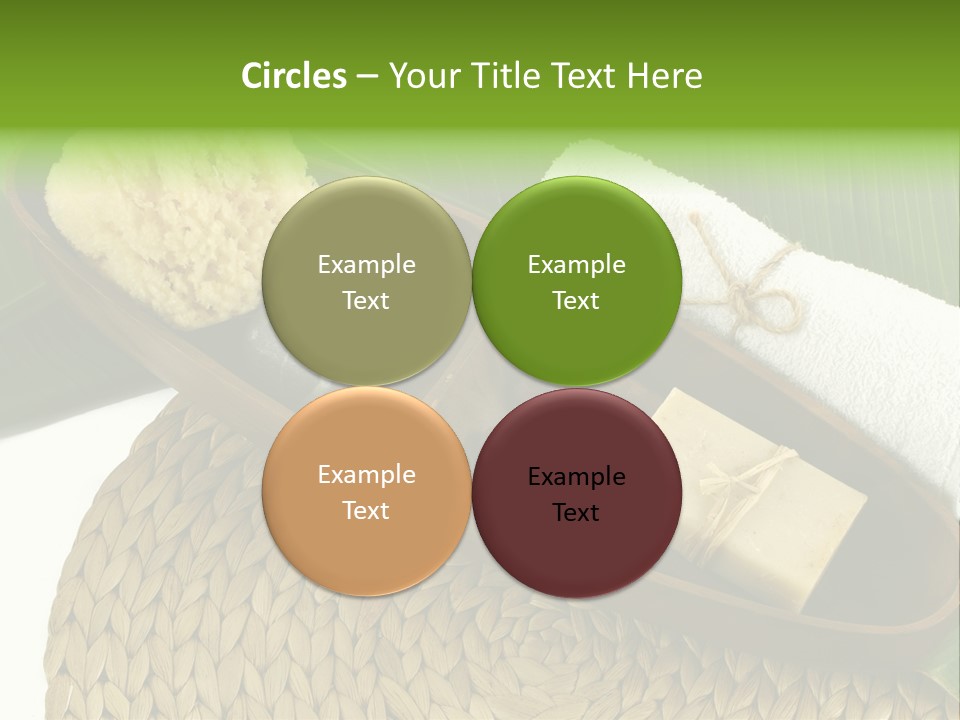 Health Shower Container PowerPoint Template