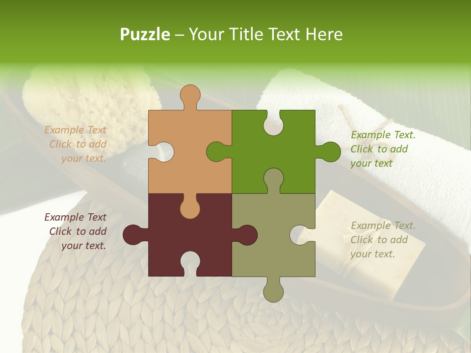 Health Shower Container PowerPoint Template