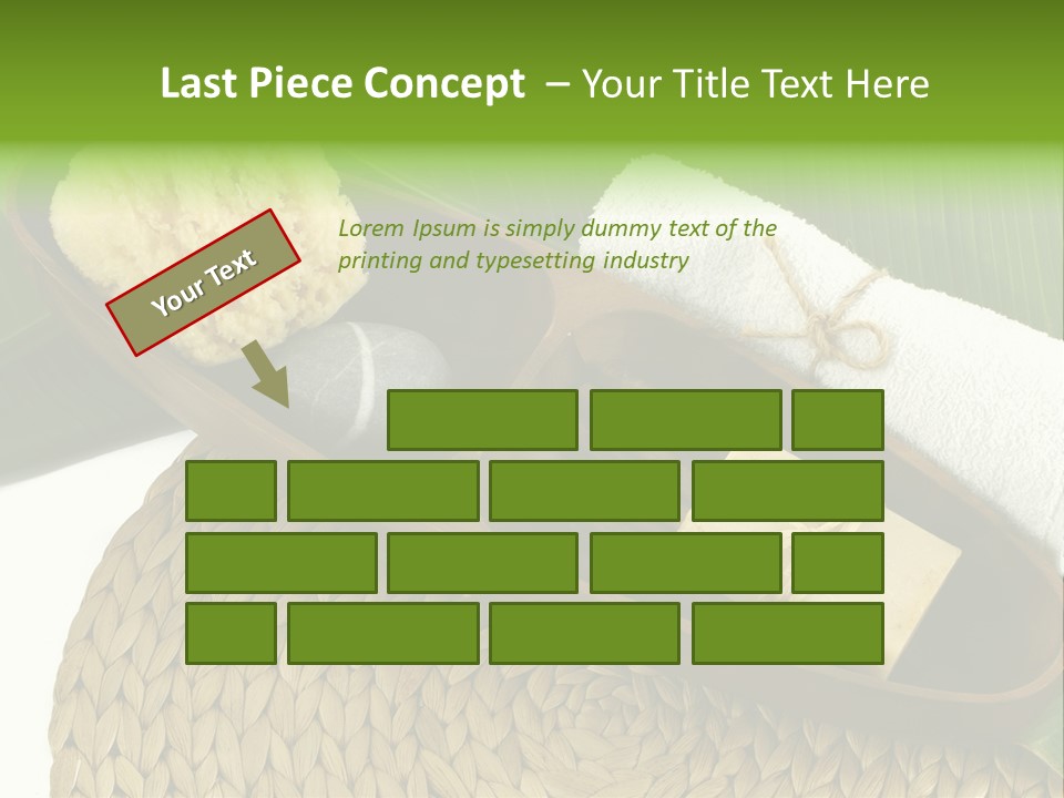 Health Shower Container PowerPoint Template