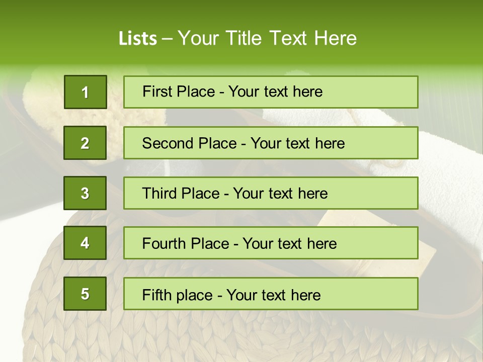 Health Shower Container PowerPoint Template