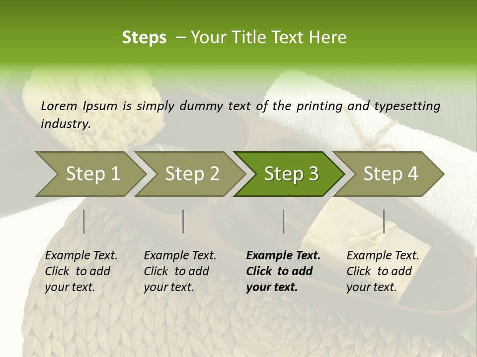 Health Shower Container PowerPoint Template