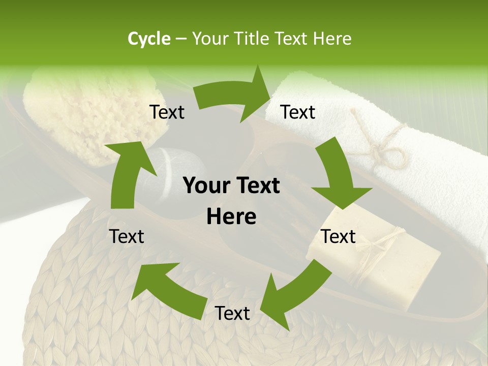 Health Shower Container PowerPoint Template