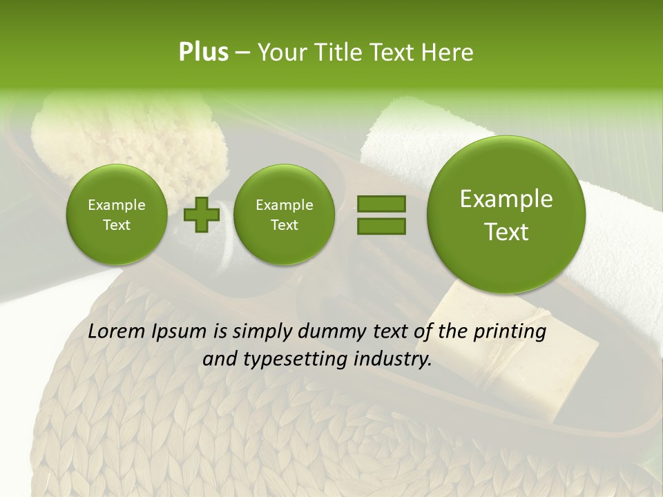 Health Shower Container PowerPoint Template