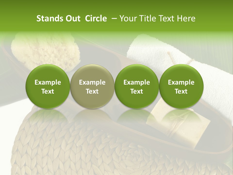 Health Shower Container PowerPoint Template