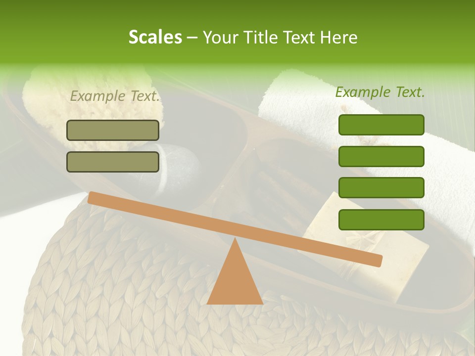 Health Shower Container PowerPoint Template