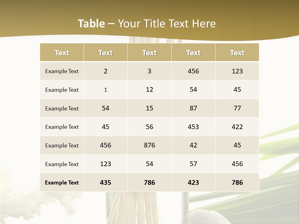 Background Pure Beautiful PowerPoint Template