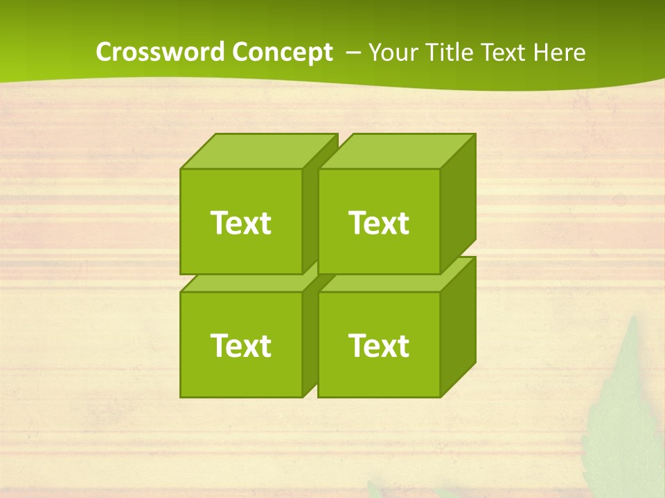 Plant Paper Grunge PowerPoint Template