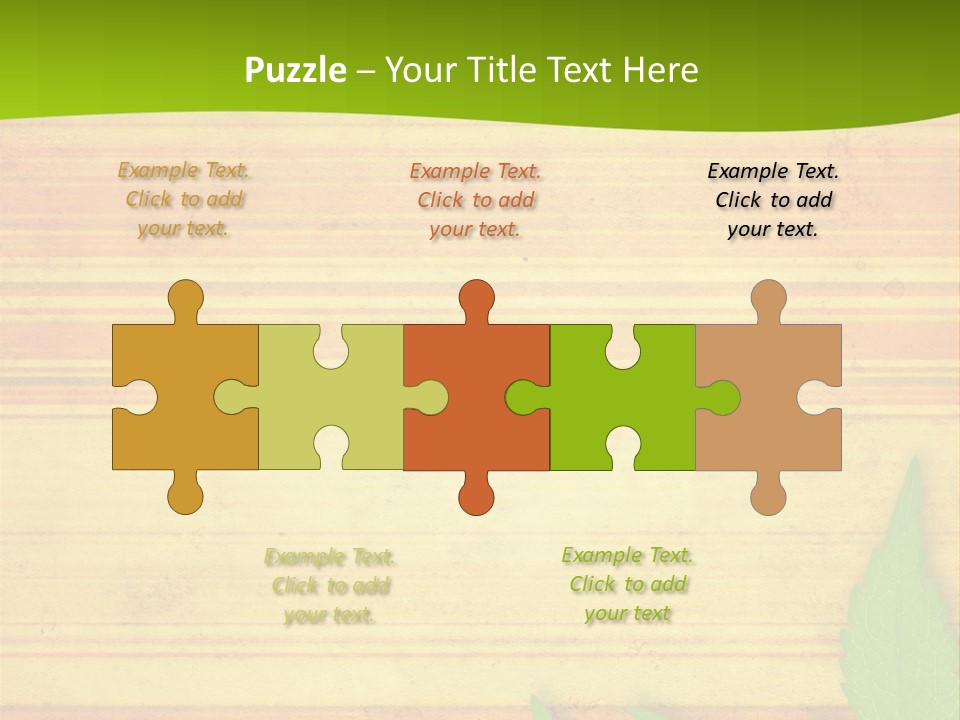 Plant Paper Grunge PowerPoint Template