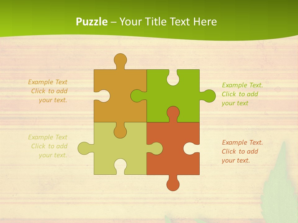 Plant Paper Grunge PowerPoint Template