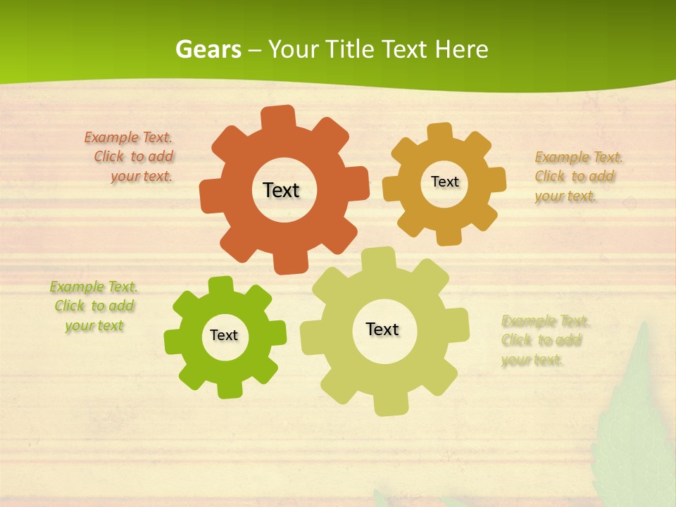 Plant Paper Grunge PowerPoint Template