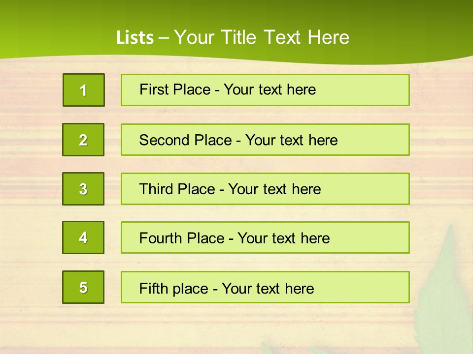Plant Paper Grunge PowerPoint Template