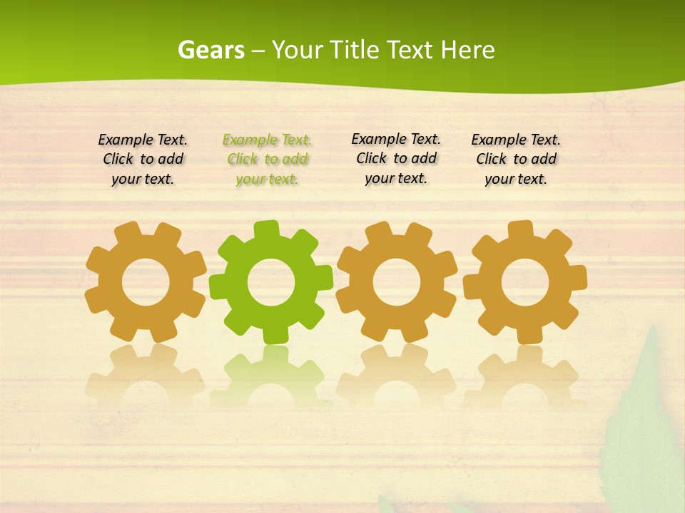 Plant Paper Grunge PowerPoint Template