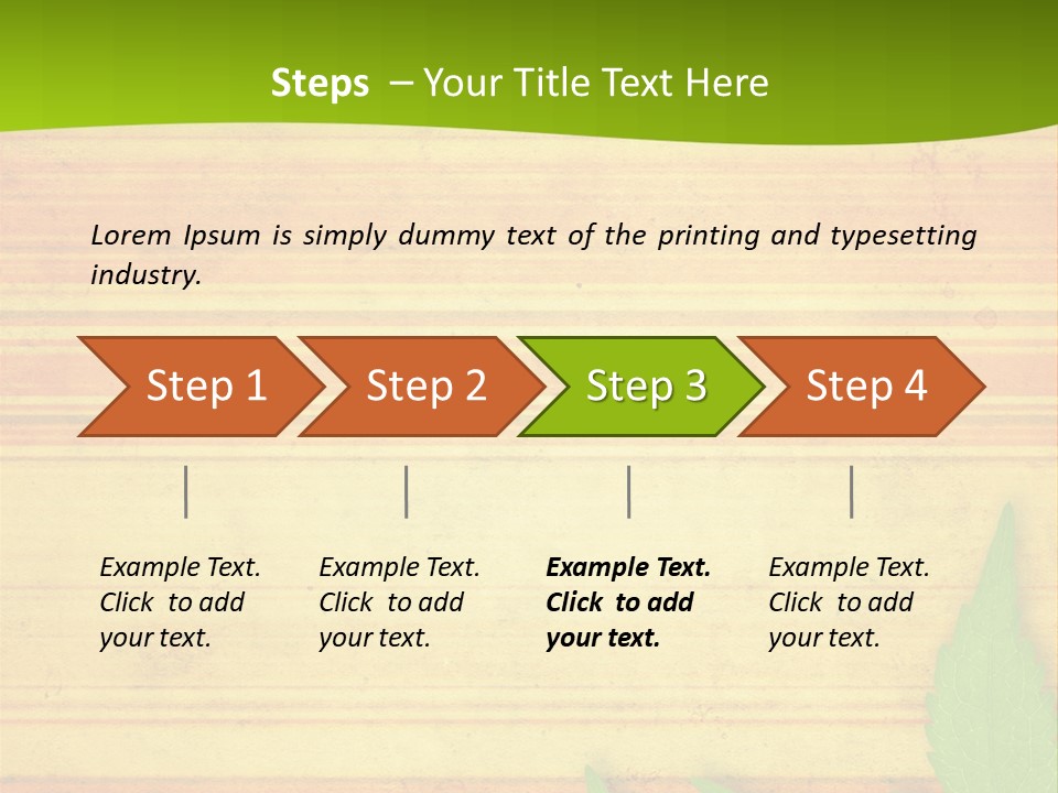Plant Paper Grunge PowerPoint Template