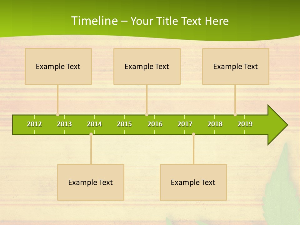 Plant Paper Grunge PowerPoint Template