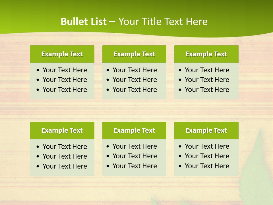 Plant Paper Grunge PowerPoint Template