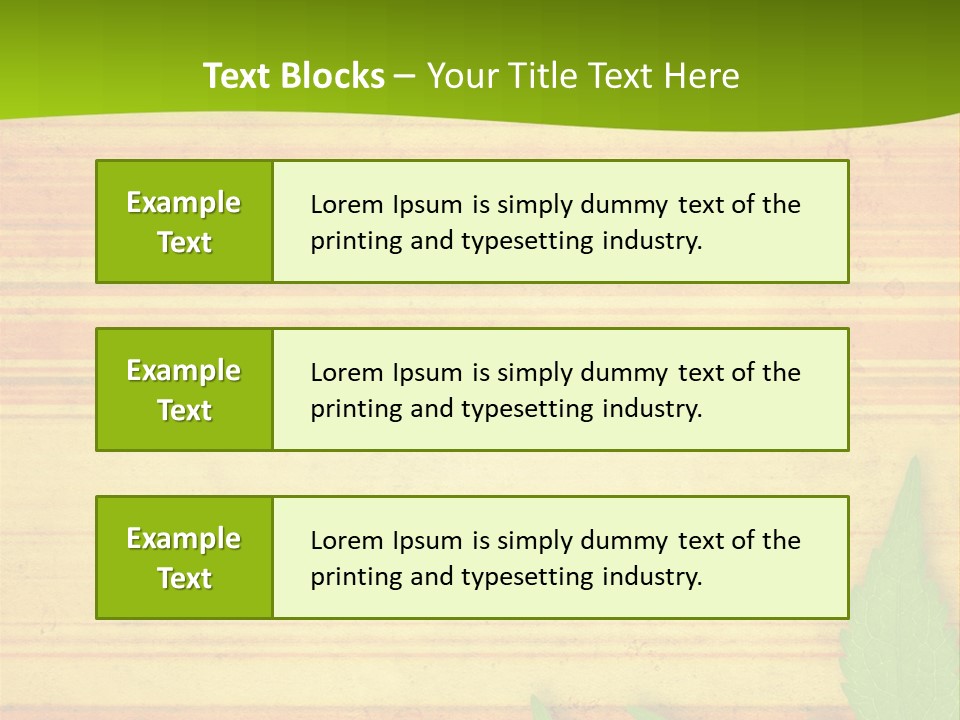 Plant Paper Grunge PowerPoint Template