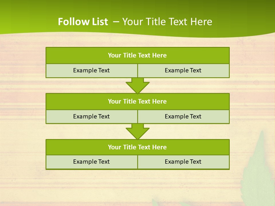Plant Paper Grunge PowerPoint Template