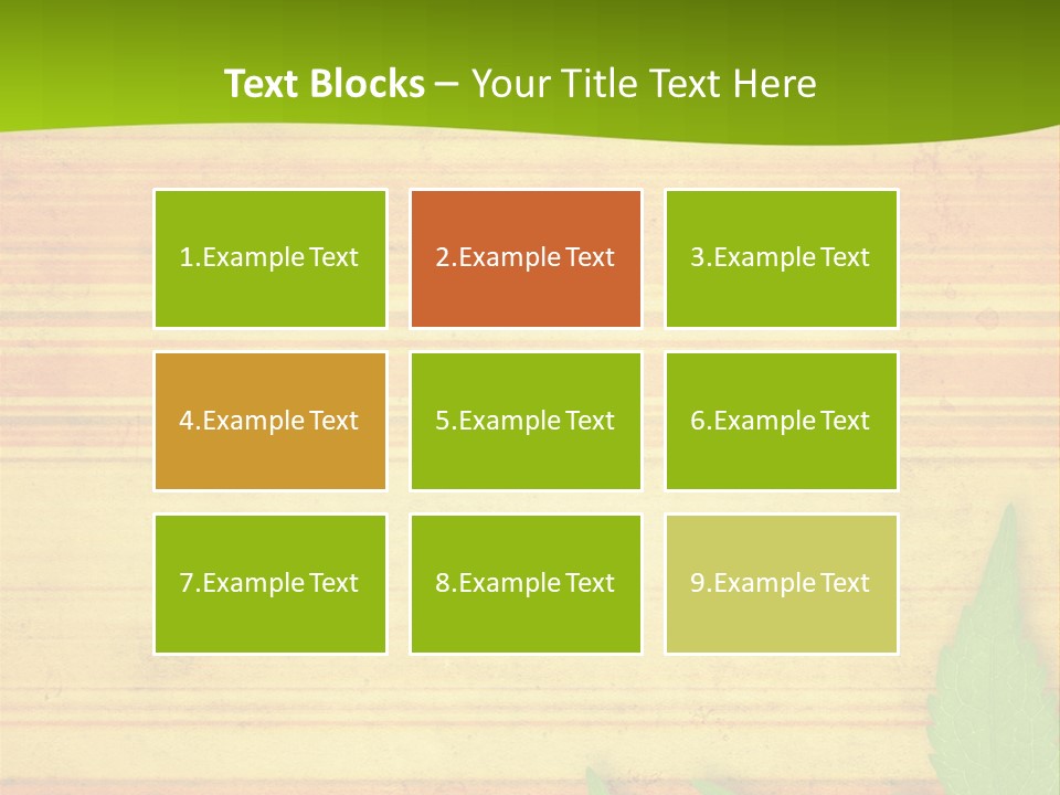 Plant Paper Grunge PowerPoint Template