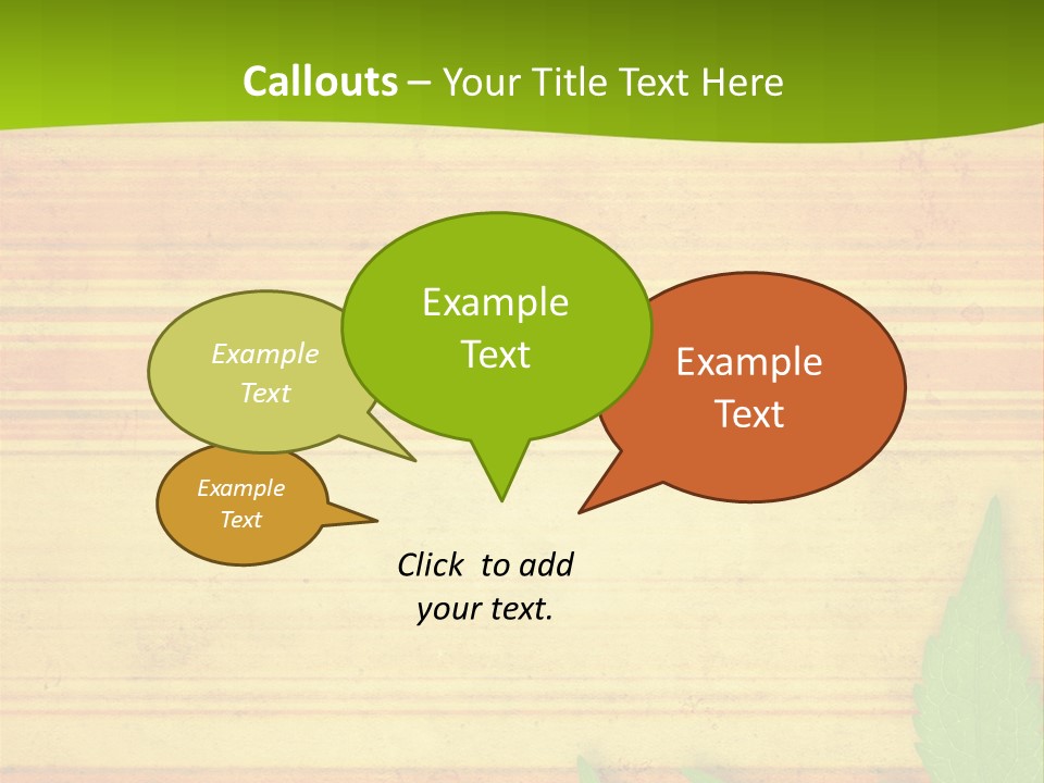 Plant Paper Grunge PowerPoint Template