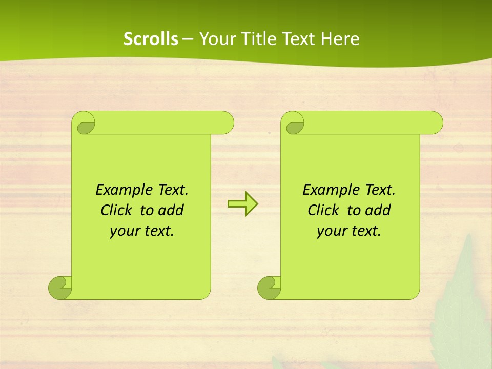 Plant Paper Grunge PowerPoint Template