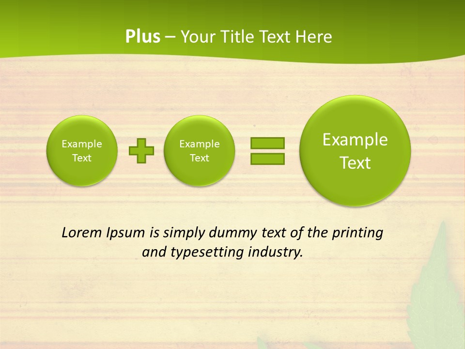 Plant Paper Grunge PowerPoint Template