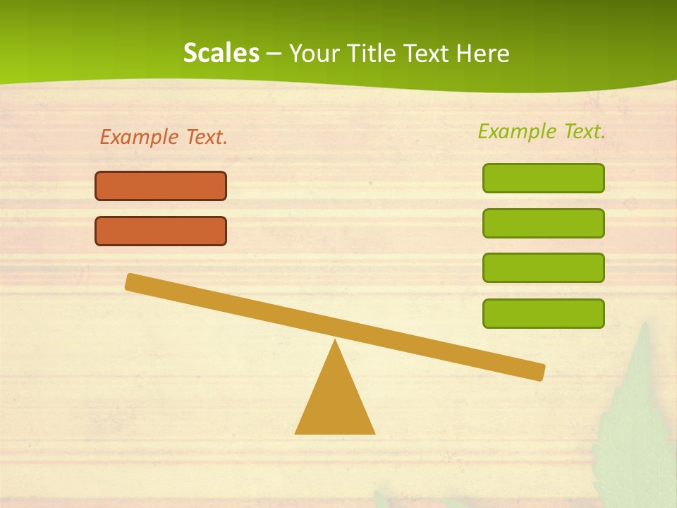 Plant Paper Grunge PowerPoint Template