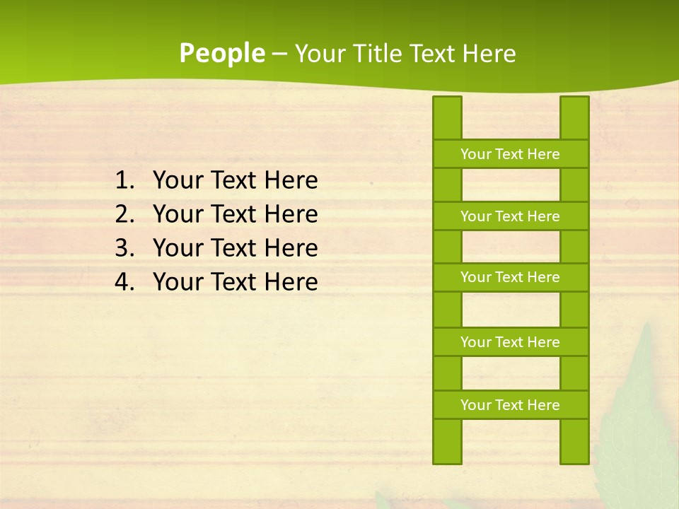 Plant Paper Grunge PowerPoint Template