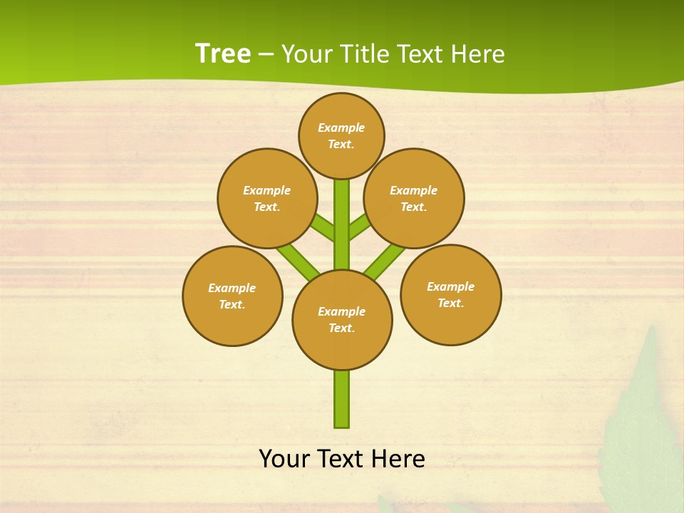 Plant Paper Grunge PowerPoint Template