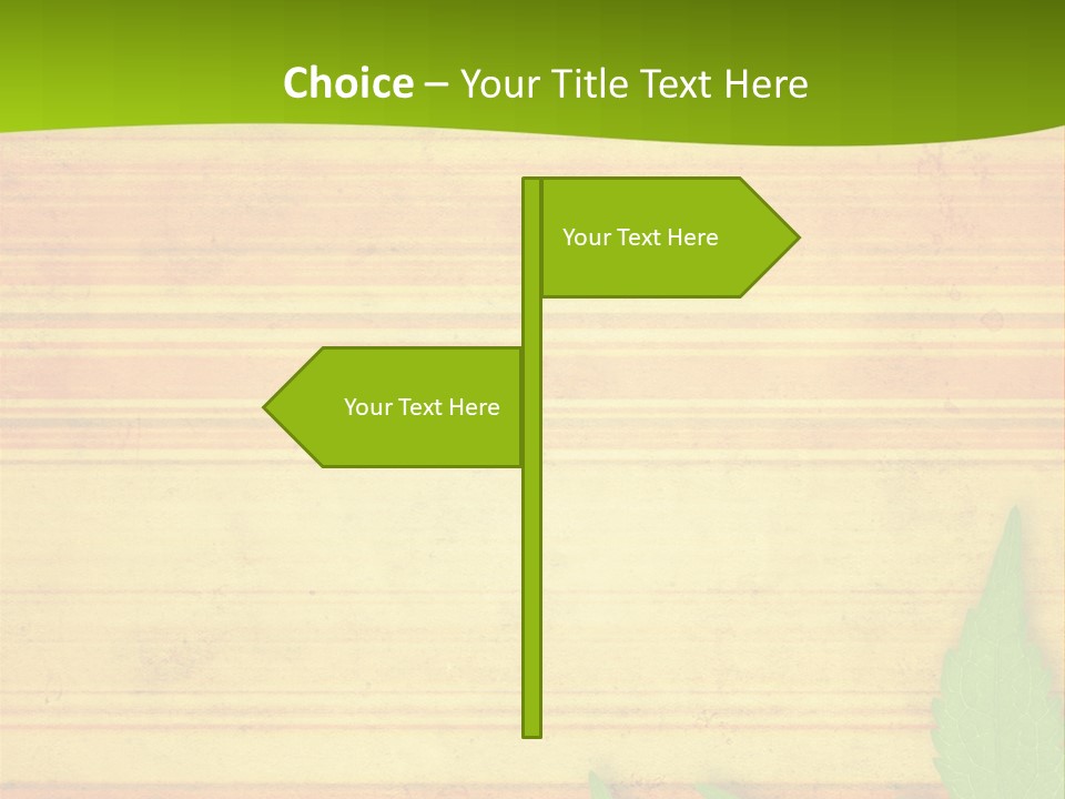 Plant Paper Grunge PowerPoint Template