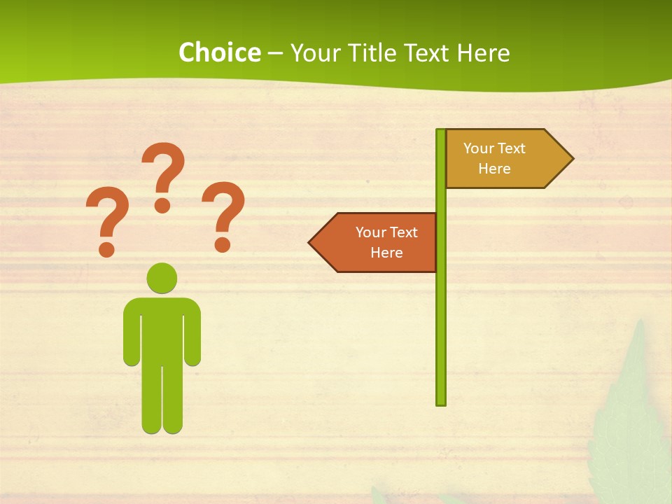 Plant Paper Grunge PowerPoint Template