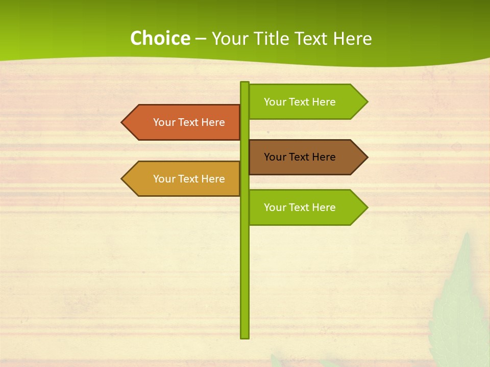 Plant Paper Grunge PowerPoint Template